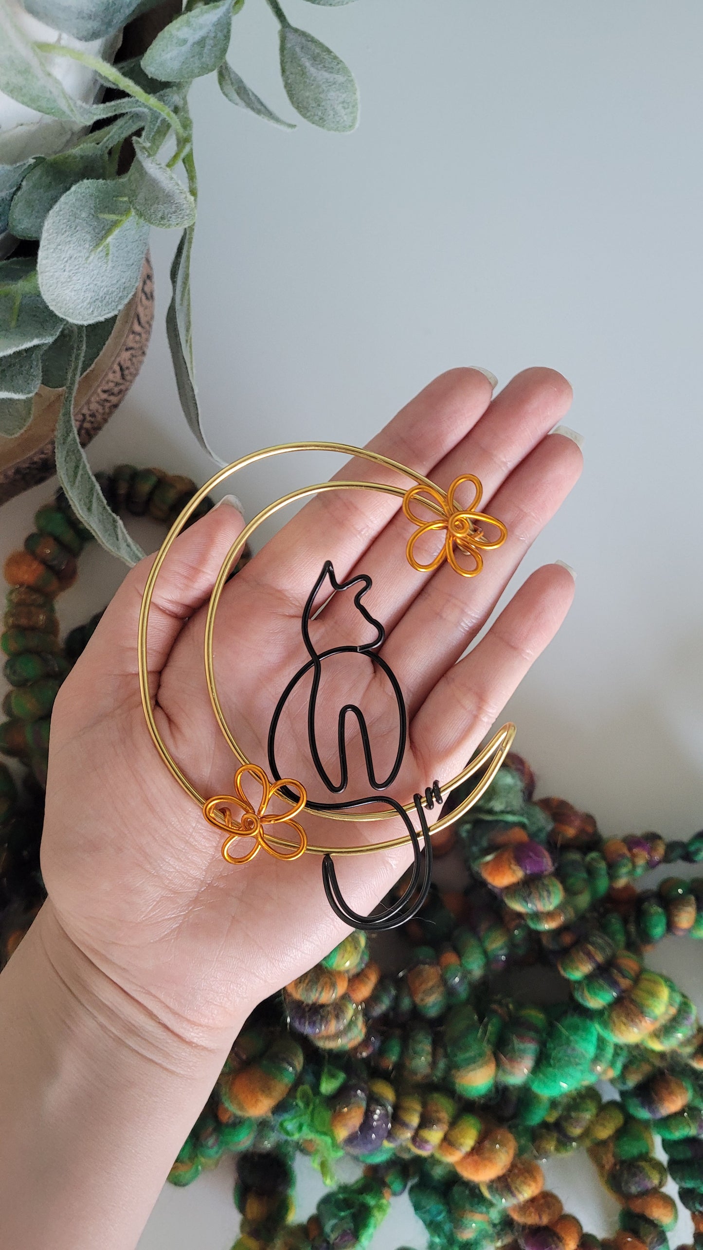 Half moon with cat