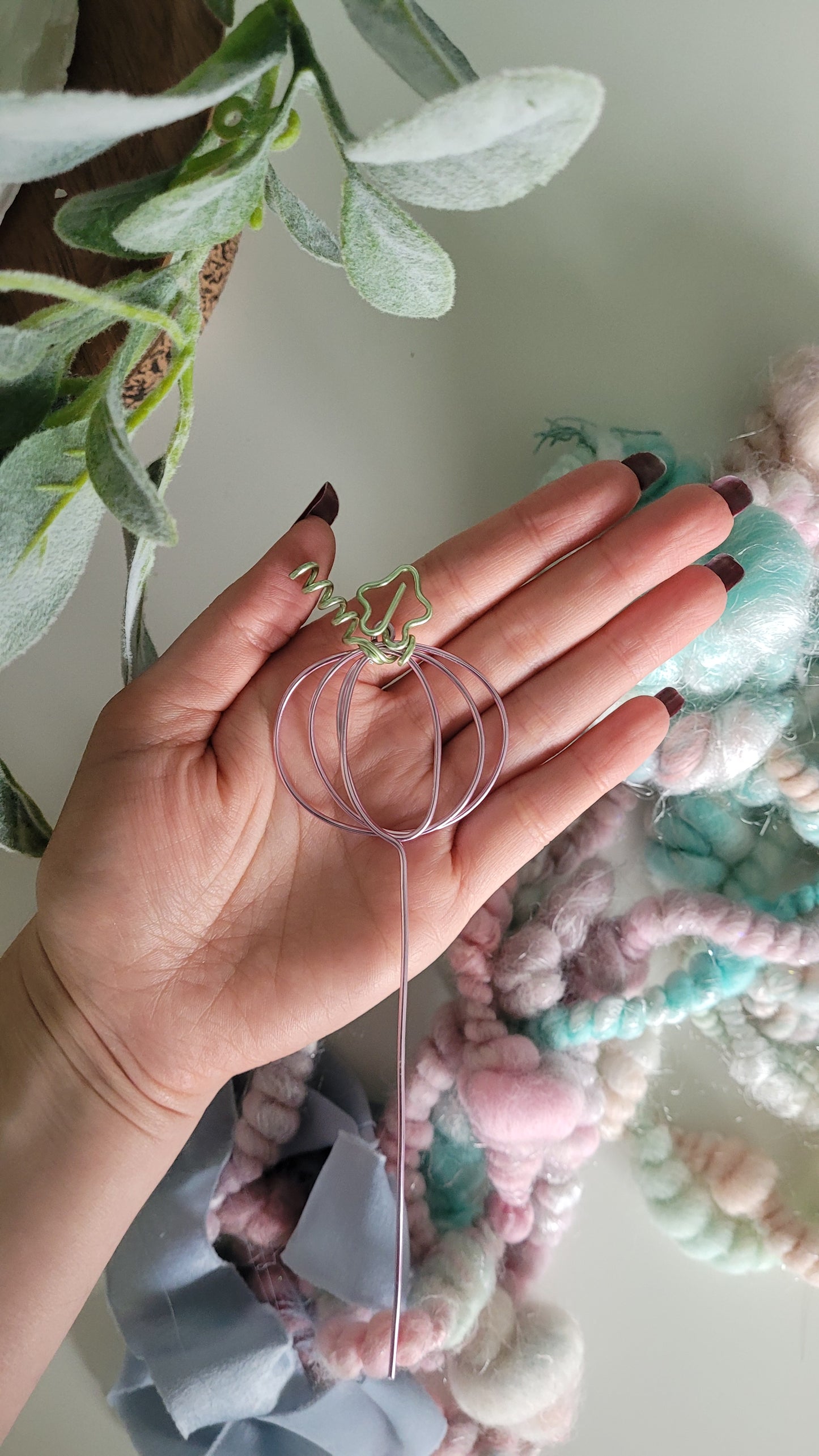 Halloween pumpkin wires stems