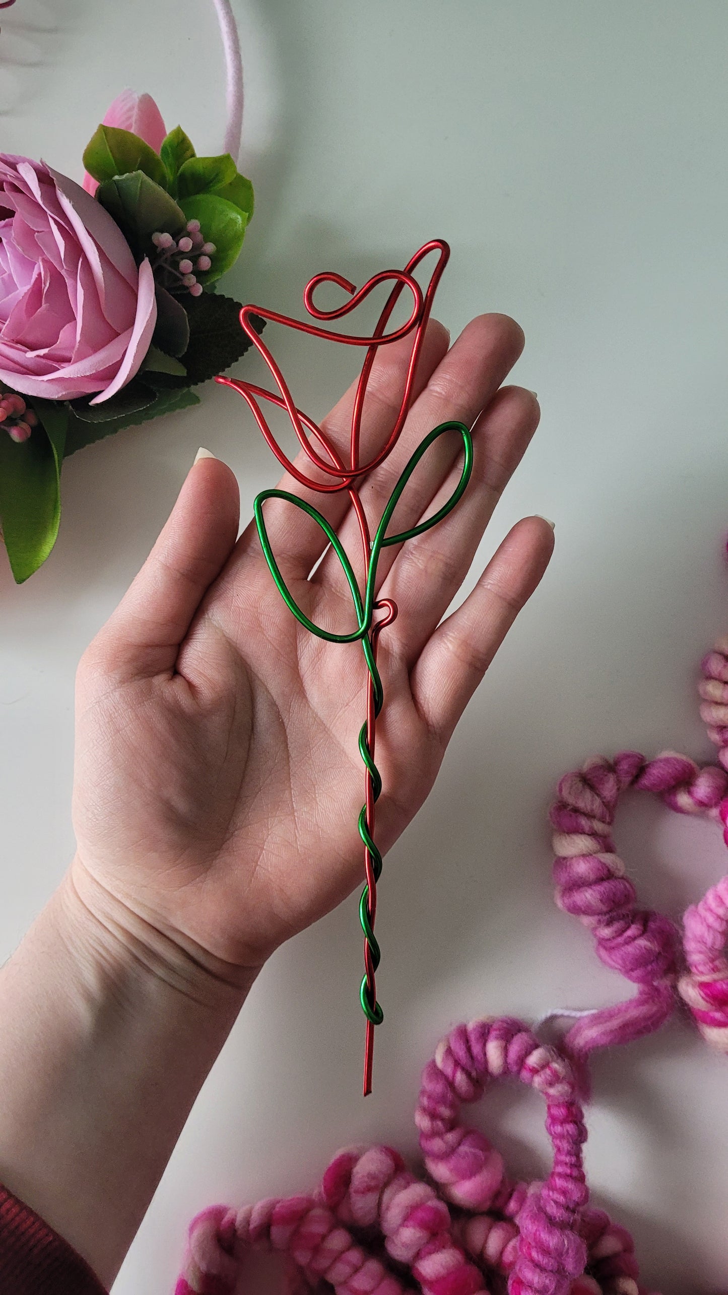 Single red rose