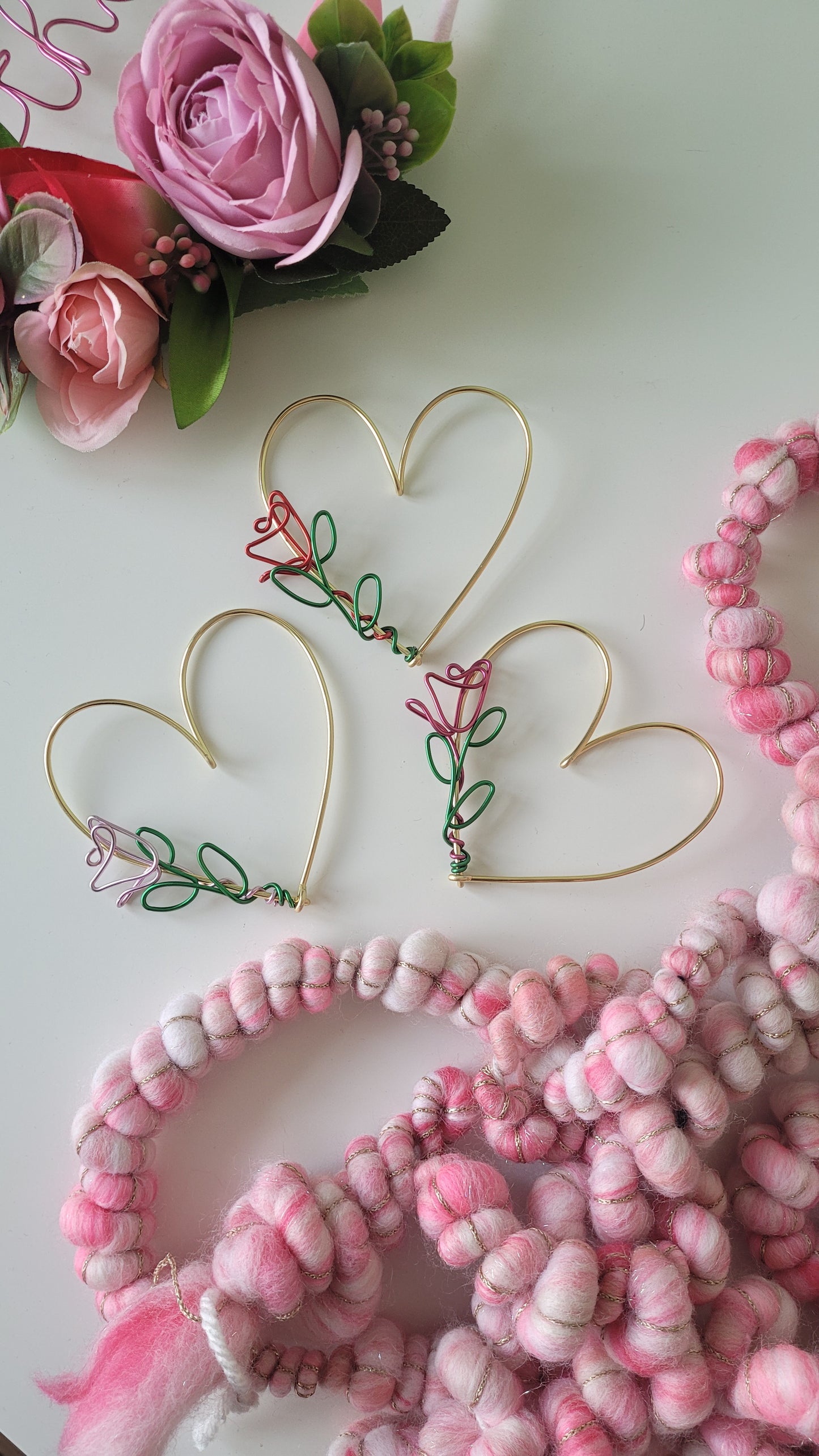 Love heart with rose