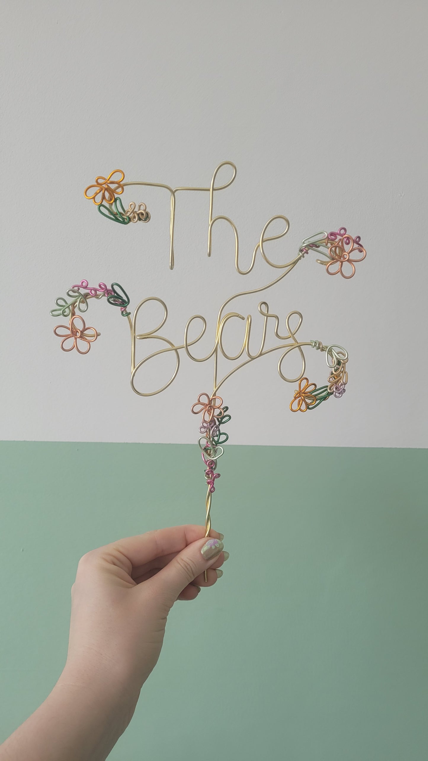 Embellished Surname Cake Topper (up to 12 characters)