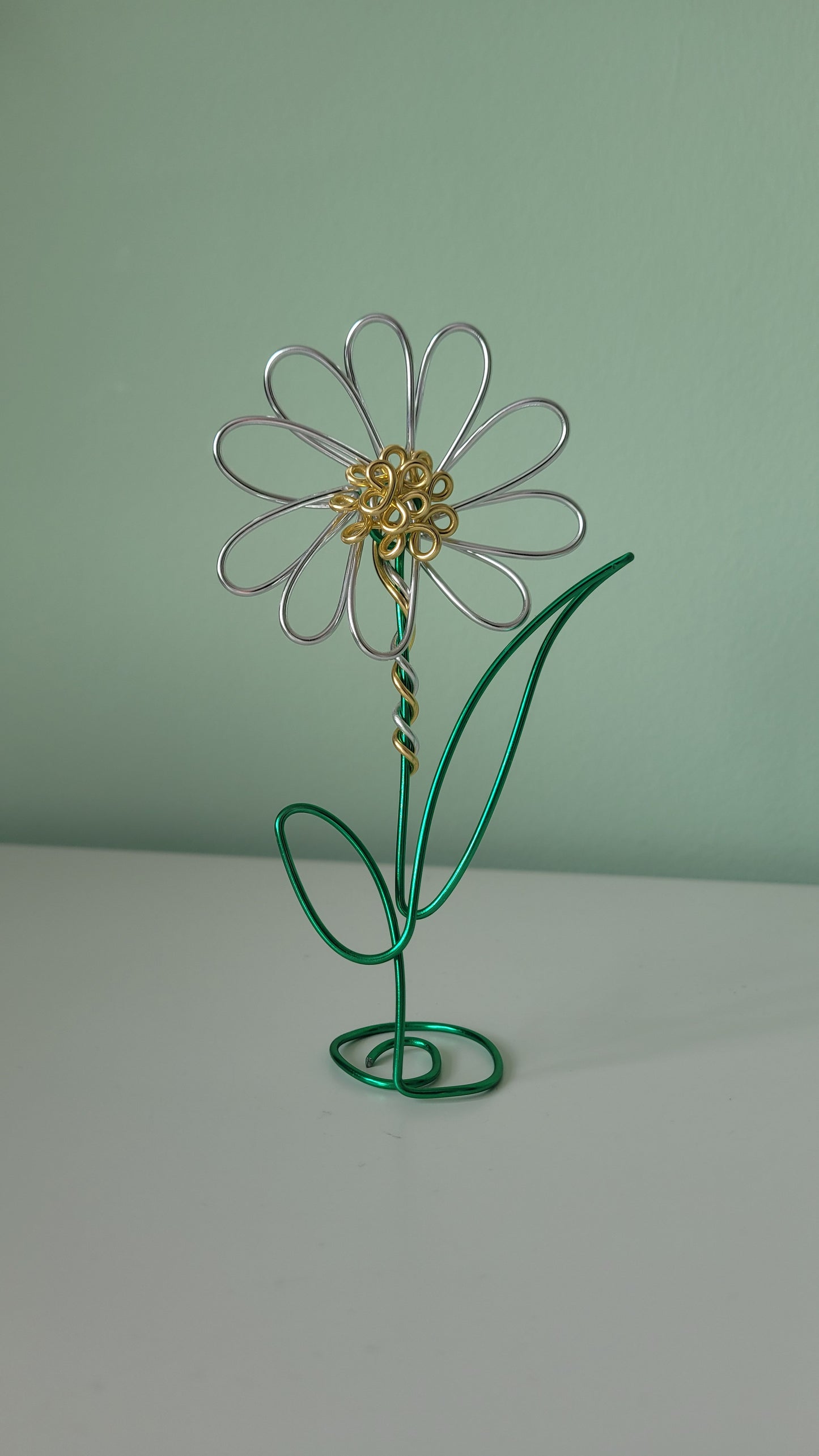 Wire Desk Flowers