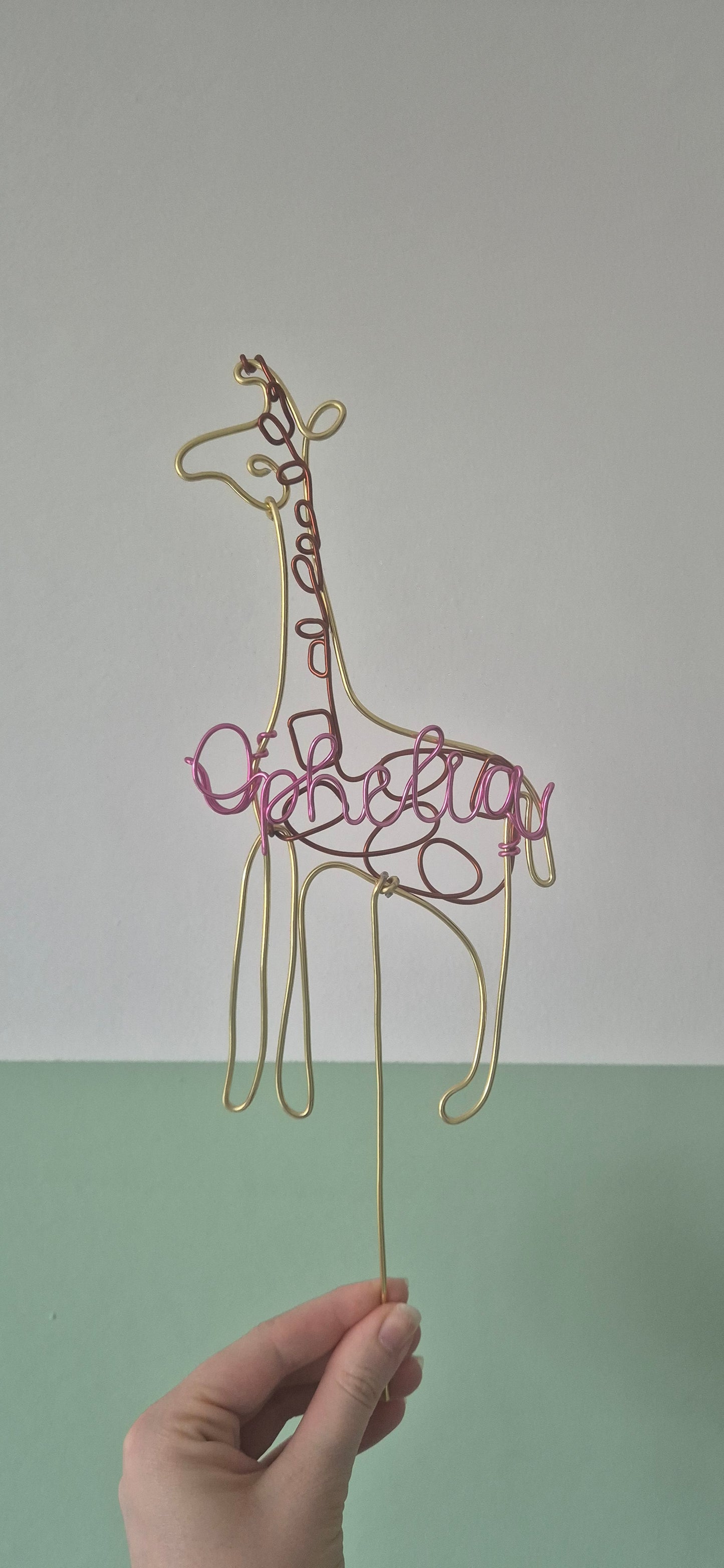 Giraffe Cake Topper