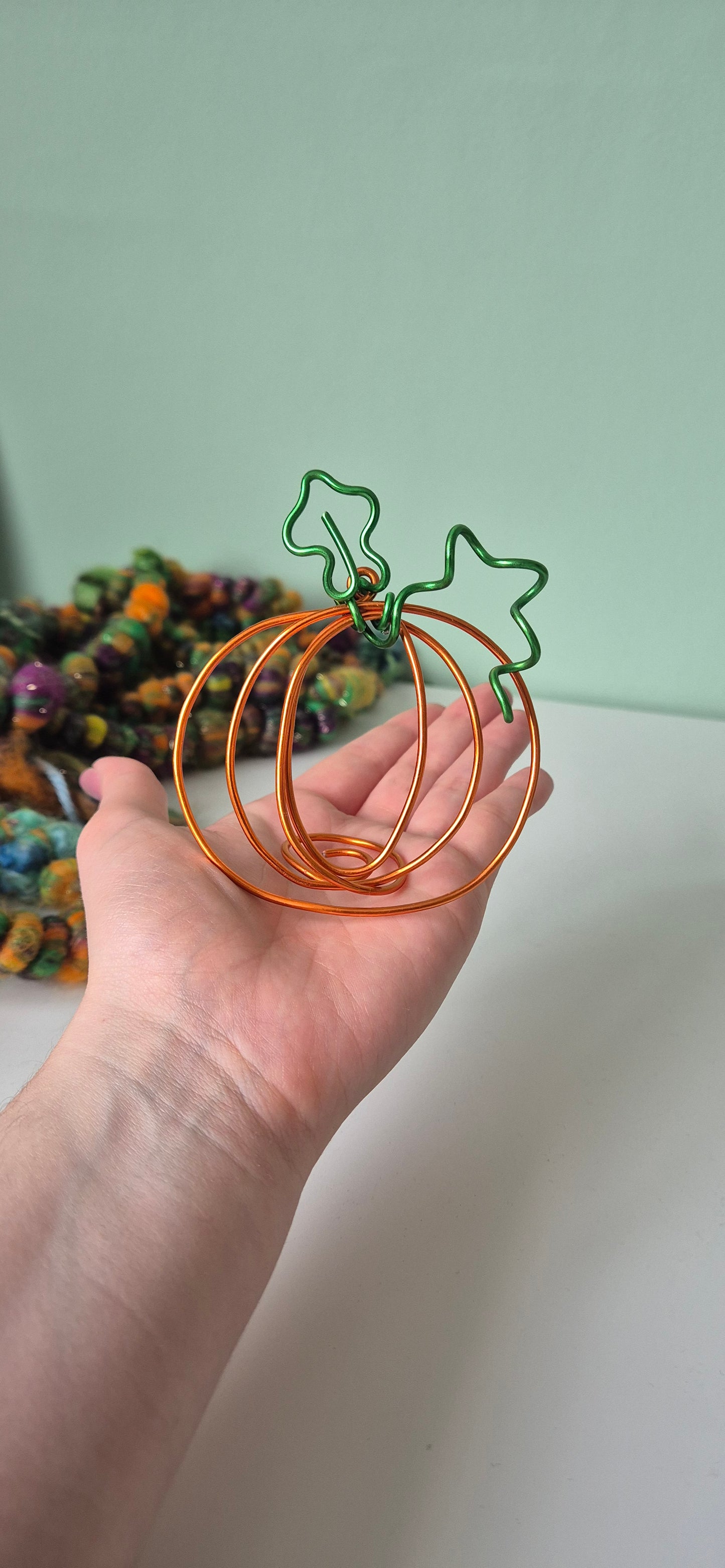 Larger wire pumpkin