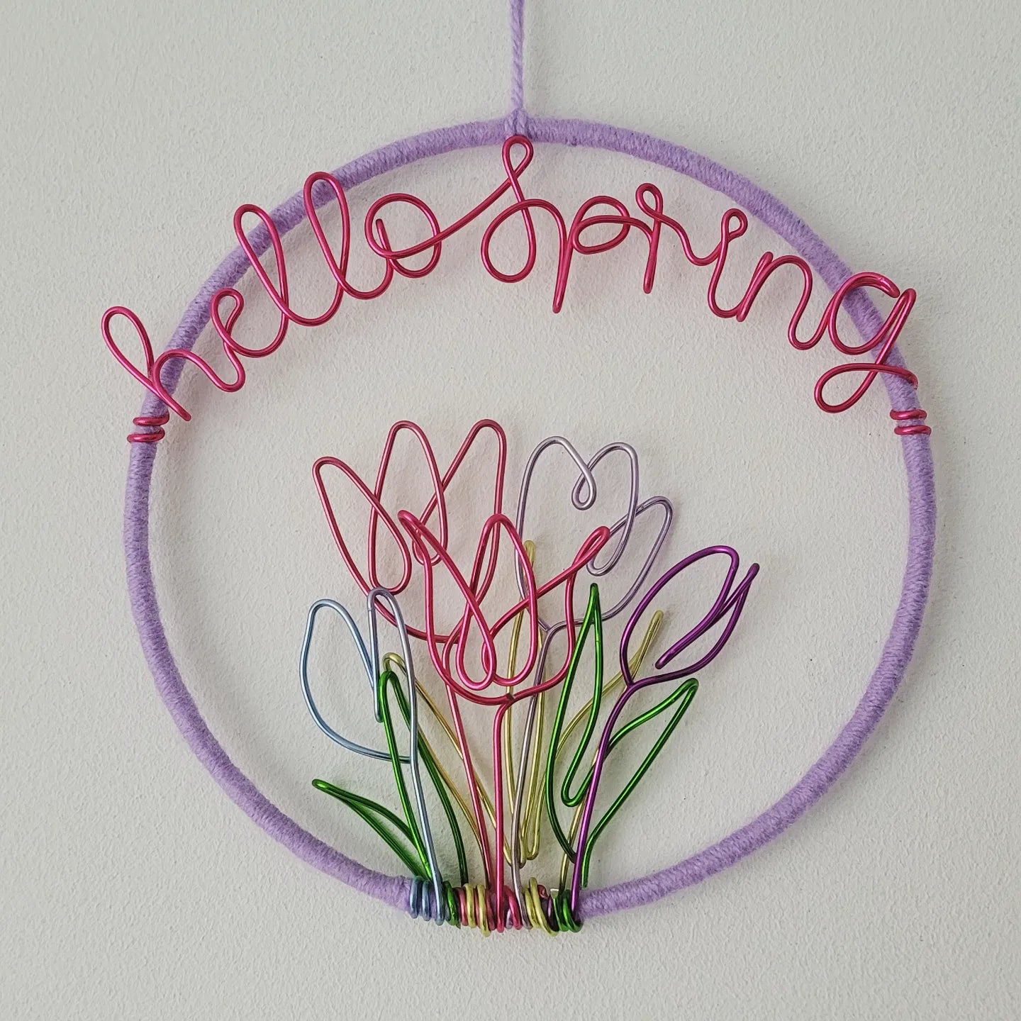 Hello Spring Mini Hoop
