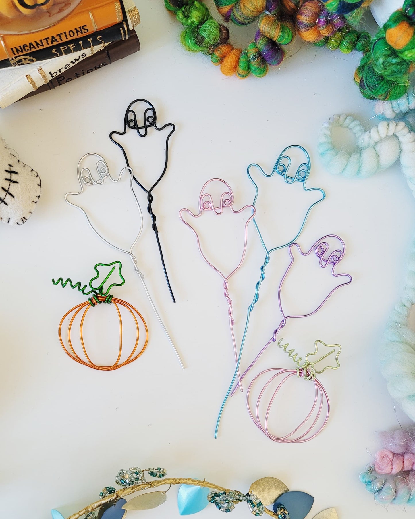 Halloween Ghost Wires stems