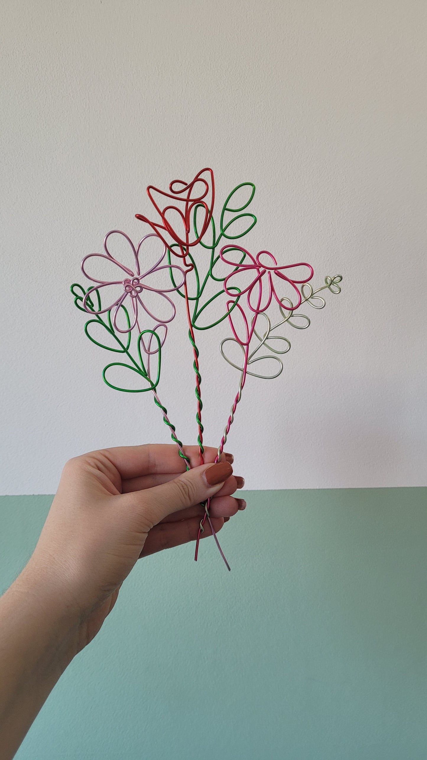 Double stem flower