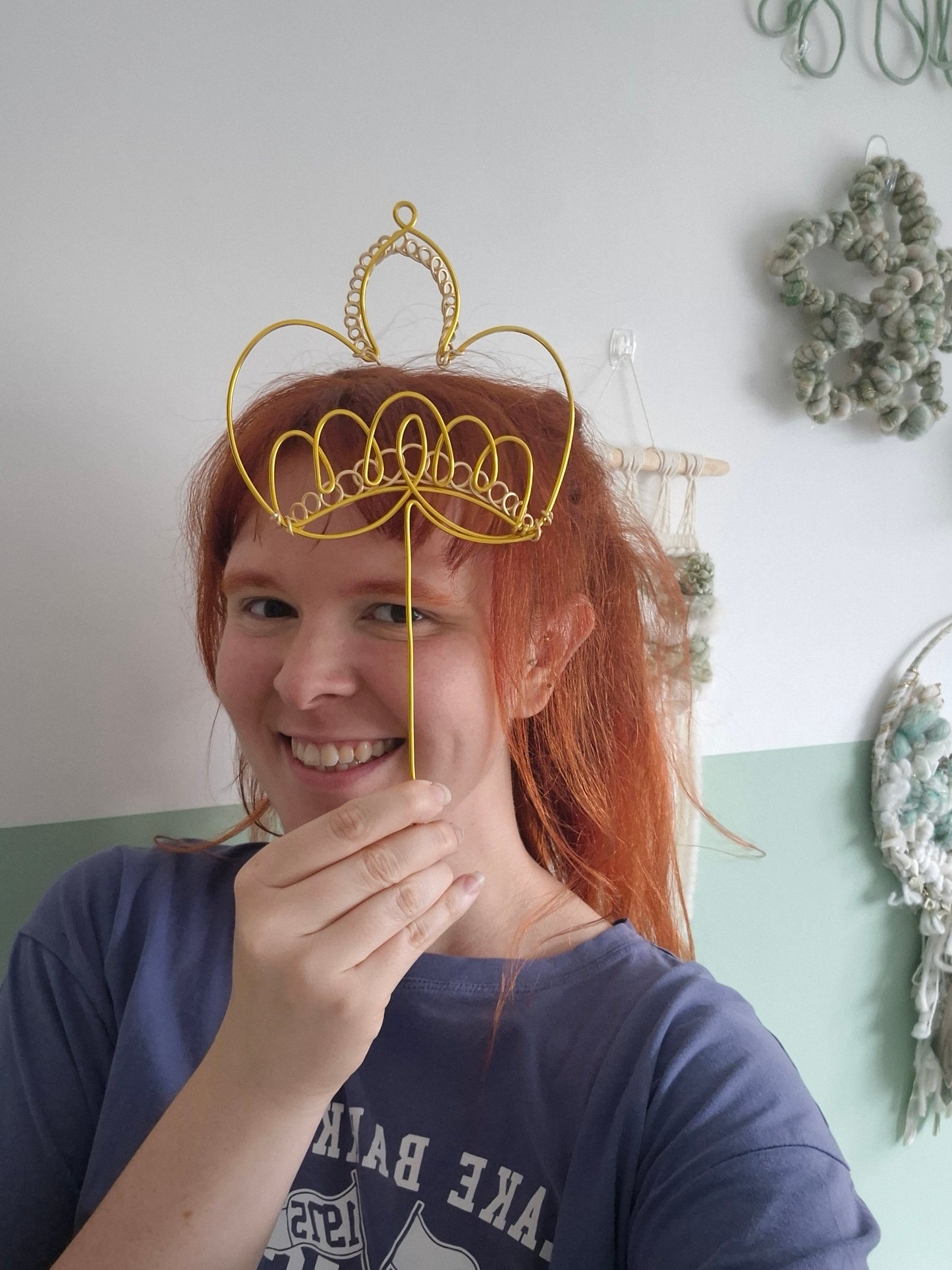 Gold Crown Cake Topper