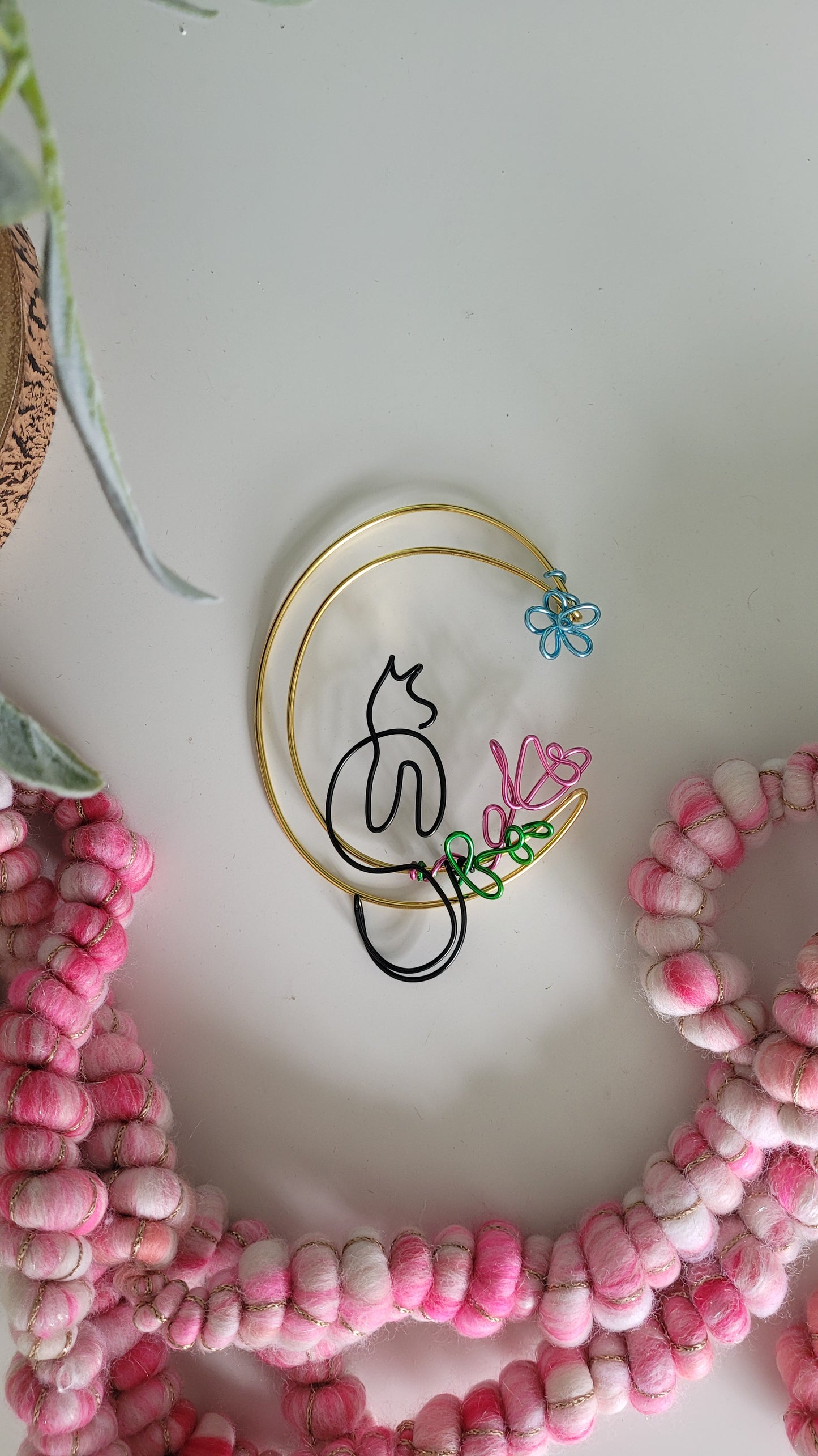 Half moon with cat