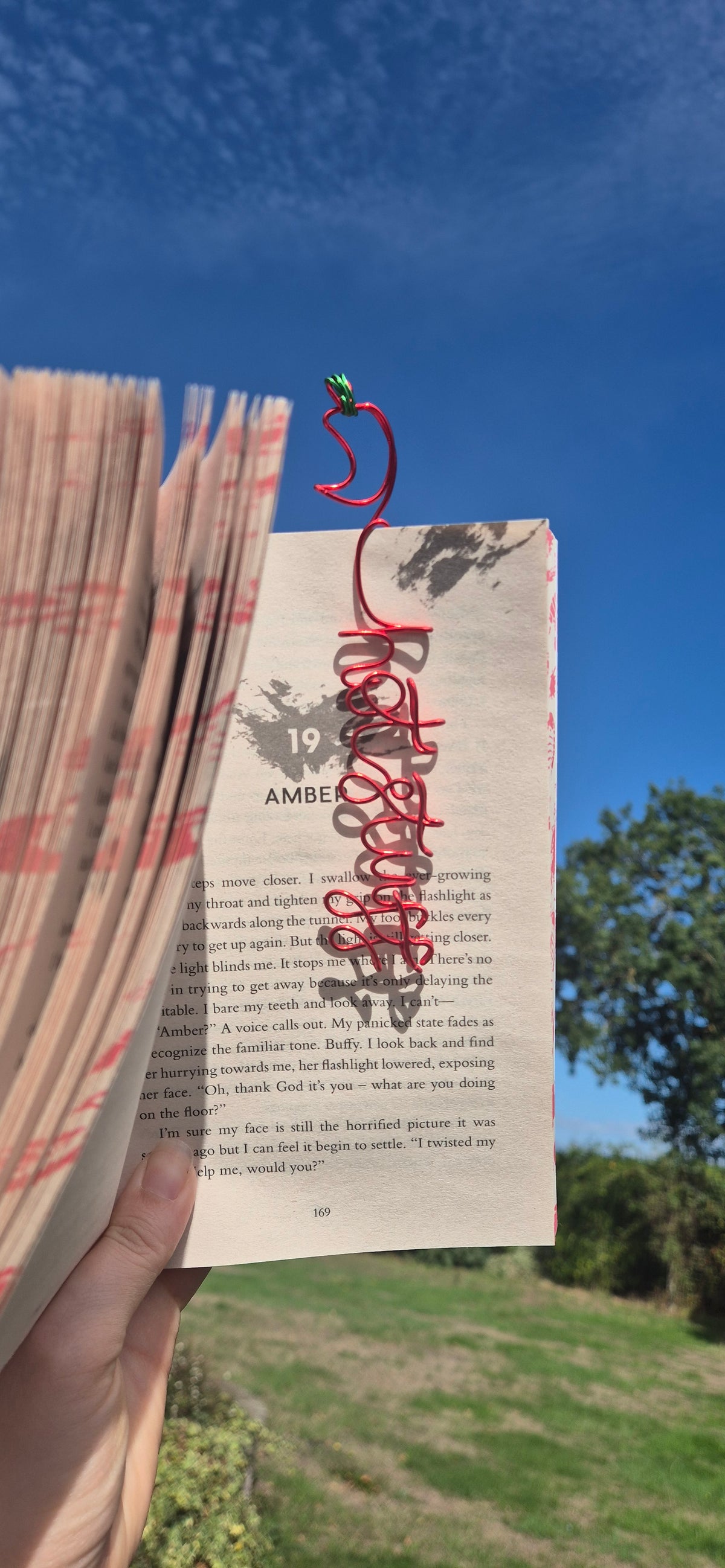 Spicy chilli bookmark (up to 12 characters)