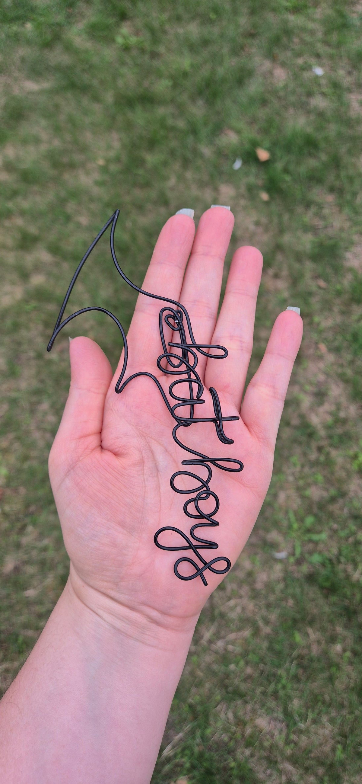 Bat wing bookmark (13 to 16 characters)